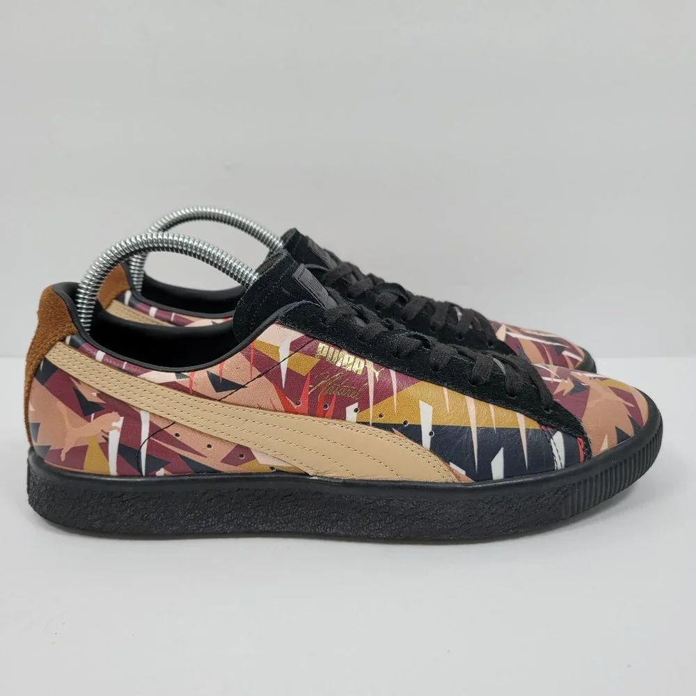 Puma X Naturel Clyde Moon Jungle Men's Multicolor Shoes 364445 01 US Size 9 - Picture 1 of 8